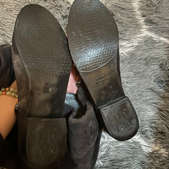 Stuart Weitzman 5050 grey suede - Picture 3 of 5